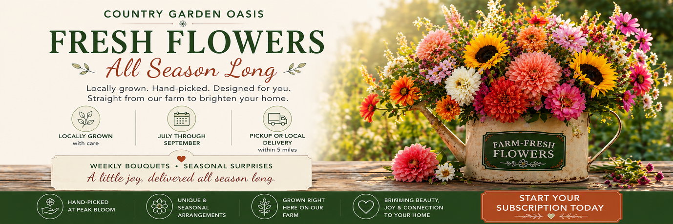 Flower subscription banner